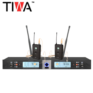 Micrô chuyên nghiệp Tiwa không dây UHF 2 kênh